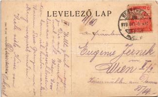 1919 Keszthely, Balatoni fasor. Mérei Ignác kiadása (EK)