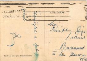 Kerepes (Pest), Községháza, Özv. Szamek Dávidné üzlete. Károlyi Á. fényképész (Rákosszentmihály) (Rb...