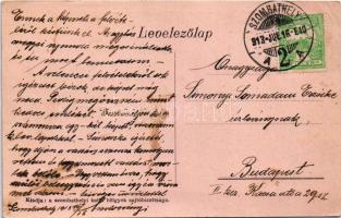 1913 Szombathely, Néptömeg a tábori misén. Kiadja a szombathelyi katolikus hölgyek sajtóbizottsága (...