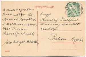 1911 Budapest XII. Svábhegy, Fogaskerekű vasút gőzmozdonya, vonat (EK)