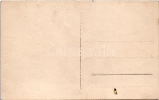 1918 Debrecen, A király látogatása, IV. Károly és Zita királyné a helyi vasútnál. photo