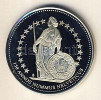 Svájc 2000. "150 éves a Svájci Frank" ffm emlékérem T:PP