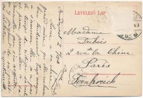 1912 Budapest VI. Bulyovszky utcai leánynevelő intézet, belső képek, tornaterem. Bulyovszky utca 10....