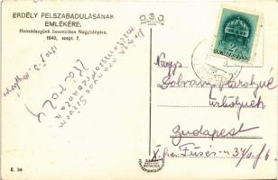 1940 Nagybánya, Baia Mare; bevonulás / entry of the Hungarian troops (kis szakadás / small tear)