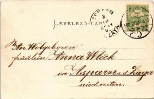 1902 Budapest I. Tabán, Buda és Ráczváros. Ganz Antal 181. (EK)