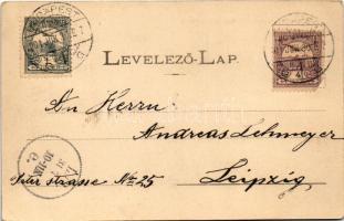 1901 Budapest IX. Ferenc körút és Üllői út sarka. Divald 148