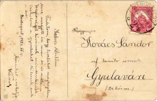 1928 Üdvözlet a Mikulástól / Saint Nicholas with toys (EK)