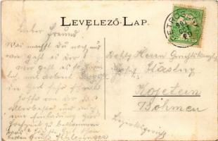 1907 Petrozsény, Petrosani; havasi oláhok szamárháton. Herz Henrik kiadása 1907. II. / Romanian folk...