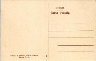 Feketehalom, Zeiden, Codlea; Baie Carmen Silva / Waldbad-Bassin / Erdei fürdő. H. Christel / forest ...