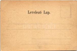 Budapest VI. Gyár utca (Liszt Ferenc tér), Andrássy út, omnibusz Bensdorp Cacao reklámmal, Panorama,...