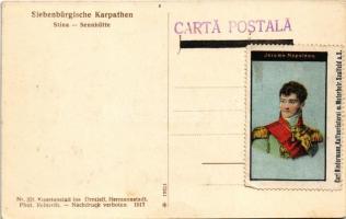 Nagyszeben, Hermannstadt, Sibiu; Siebenbürgische Karpathen, Stina, Sennhütte / erdélyi folklór / Tra...