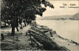 Ada Kaleh, kikötő a Dunán. M.G.O. / Landungsplatz / Danube port