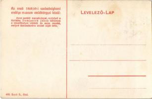 Arad, az aradi 1848-49-es szabadságharci ereklyemúzeum emléktárgyai közül: azon szekér maradványai, ...