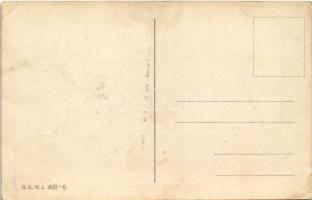 Birkózás / Die Mühle / Wrestling, sport. B.K.W.I. 492-6. s: Fritz Schönpflug (EK)