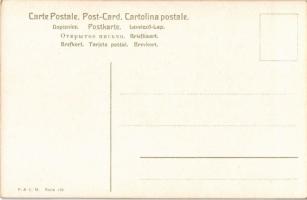 Ökölvívók / Boxers, sport humor. P. & C.M. Serie 116. litho s: T. Martiny