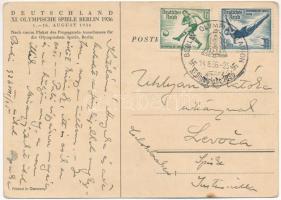1936 Deutschland. XI. Olympische Spiele Berlin / Summer Olympics in Berlin / 1936. évi nyári olimpia...