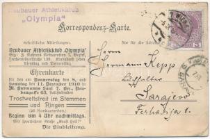 1910 Neubauer Athletikklub "Olympia" / Austrian athletics club / osztrák atlétikai klub, s...