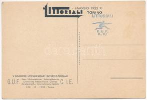 Littoriali Torino V Giuochi Universitari Internazionali 1933 / G.U.F. University International Games...