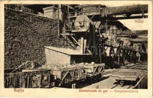 Resica, Resita; Generatoarele de gaz / Gasgeneratoren / vasgyár, iparvasút, gázgenerátorok. Schwarz Otto Nr. 12. 1928. / iron works, factory, gas generators, industrial railway