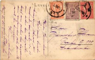 1922 Magyarléta, Liteni; Léta (Geczy, Géczi) vára. Schuster Emil kiadása / cetatea / castle ruins (f...