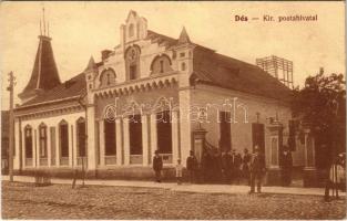 1916 Dés, Dej; Kir. postahivatal és takarékpénztár / post office and savings bank