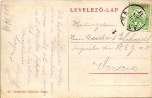 1911 Anina, Stájerlakanina, Stájerlak, Steierdorf; Ronna akna a vasgyártól nézve. Hollschütz / mine,...