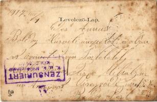 1917 Mádéfalva, Csíkmádéfalva, Siculeni; A madéfalvi veszedelem (1764) turul emlékoszlopa. Szecesszi...