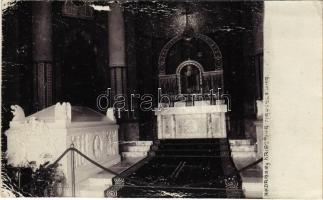 1906 Krasznahorkaváralja, Krásnohorské Podhradie (Rozsnyó, Roznava); Andrássy Krisztina mauzóleuma, belső / mausoleum interior. photo (EK)