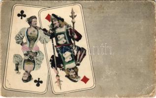 1906 Kártya lapok / Card game (kopott / worn)