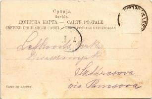 1900 Souvenir de Serbie / Sándor szerb király és Draga szerb királyné / Alexander I of Serbia and Dr...