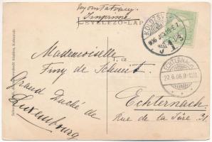 1906 Kolozsvár, Cluj; Nemzeti színház. Schuster Emil kiadása / theatre (EK)