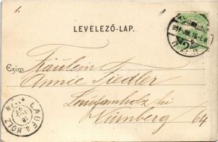 1907 Temesvár, Timisoara; Szent György tér, villamosok, Varneky A. üzlete. Polatsek-féle kiadása / s...