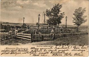 1903 Vízakna, Salzburg, Ocna Sibiului; Honvéd emlékszobor az 1848-as szabadságharc emlékére. Takáts Jenő kiadása / military heroes monument (Rb)