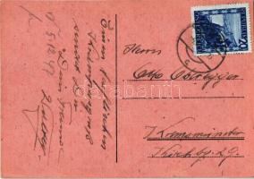 1947 Gruss vom Krampus with Saint Nicholas / Krampuszok