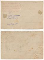 1919 Miskolc-Salgótarján vasútvonal találkozása, vasúti karambol, Telek Béla állomás felvigyázó, öss...