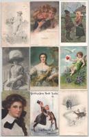 Régi motívum lapok közte Stengel, újév, karácsony, húsvét, kutya, macska, színészek, stb. kb 580 db....