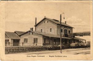 Marosújvár, Uioara, Ocna Mures; Ocna Regele Ferdinand / Ferdinánd király akna, iparvasút, vasútállomás. Iosif Veress kiadása / mine, industrial railway, railway station (fa)