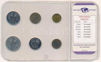 Kirgizisztán 2008. 1t-5S (6xklf) "A világ pénzei" forgalmi összeállítás fóliatokban, német...