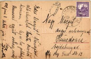 1929 Ököritófülpös, Szatmárököritó; utca, Református templom, fogyasztási szövetkezet üzlete (EK)