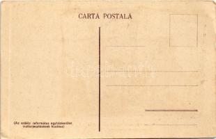 Naszód, Nasaud; Református templom leégése után és újraépítve / Calvinist church after the fire and ...