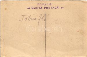 Marosújvár, Ocna Mures; Strada Reg. Ferd. cu targul saptamanal si Primaria / Ferdinand király utca, ...