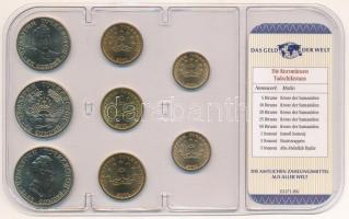 Tádzsikisztán 2001. 5d-5S (8xklf) "A világ pénzei" forgalmi összeállítás fóliatokban, néme...