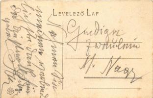 1921 Vajdahunyad, Vajda-Hunyad, Hunedoara; Fő tér, Tóth Ede és Licker Viktor üzlete, gyógyszertár / ...