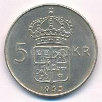 Svédország 1955TS 5Kr Ag "VI. Gusztáv" T:AU,XF
Sweden 1955TS 5 Kronor Ag "Gustaf VI&...