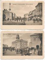 Jaroslaw, Jaroslau, Yareslov; - 2 db régi lengyel város képeslap / 2 pre-1945 Polish town-view postcards
