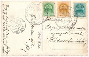 1940 Székelyudvarhely, Odorheiu Secuiesc; bevonulás, rendőr, népviselet / entry of the Hungarian tro...