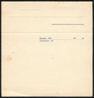 cca 1940 Szentes, vitéz Németh Antal rum- és likőrgyár fejléces levelezőlapja, kitöltetlen