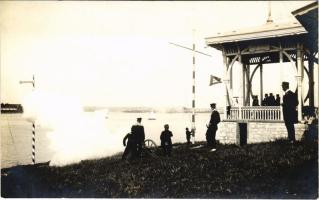 K.u.k. Kriegsmarine Pola von den Regatten des K. &amp; k. Yacht Geschwaders. Phot. A. Beer, F.W. Schrinner Pola 1912.