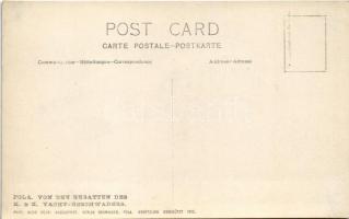 K.u.k. Kriegsmarine Pola von den Regatten des K. & k. Yacht Geschwaders. Phot. A. Beer, F.W. Sch...