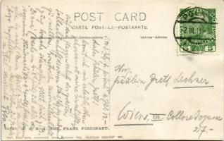 1913 SMS Erzherzog Franz Ferdinand az Osztrák-Magyar Haditengerészet Radetzky-osztályú csatahajója /...